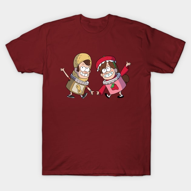 Pines Twins - PB&J Edition T-Shirt by Kyonkichi.art